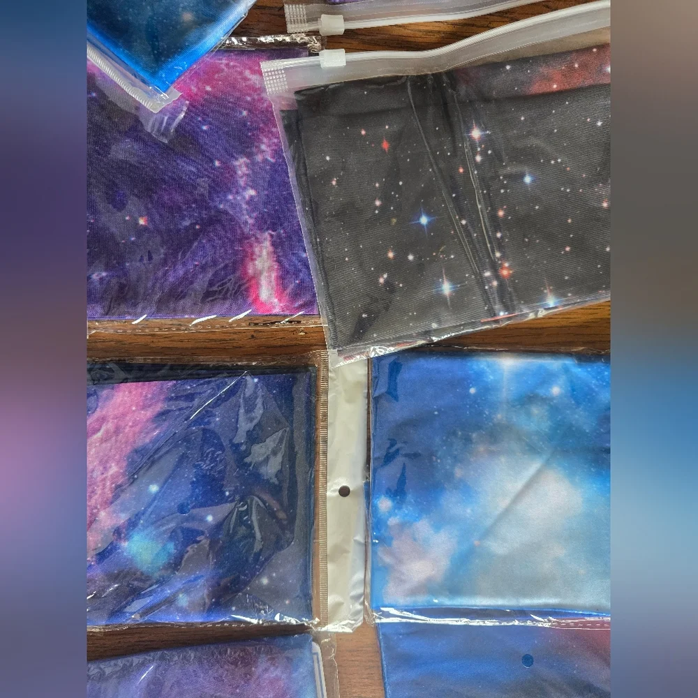 NEW 18 Gaiter Galaxy Print Face Coverings